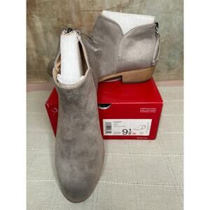 Journee Collection Livvy Women's Ankle Booties Grey Size 9.5 M Block Heel